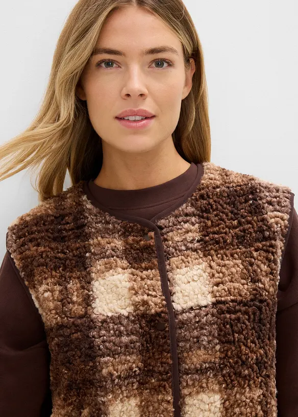 Teddy fleecevest, bonprix