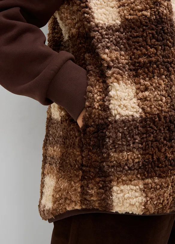 Teddy fleecevest, bonprix