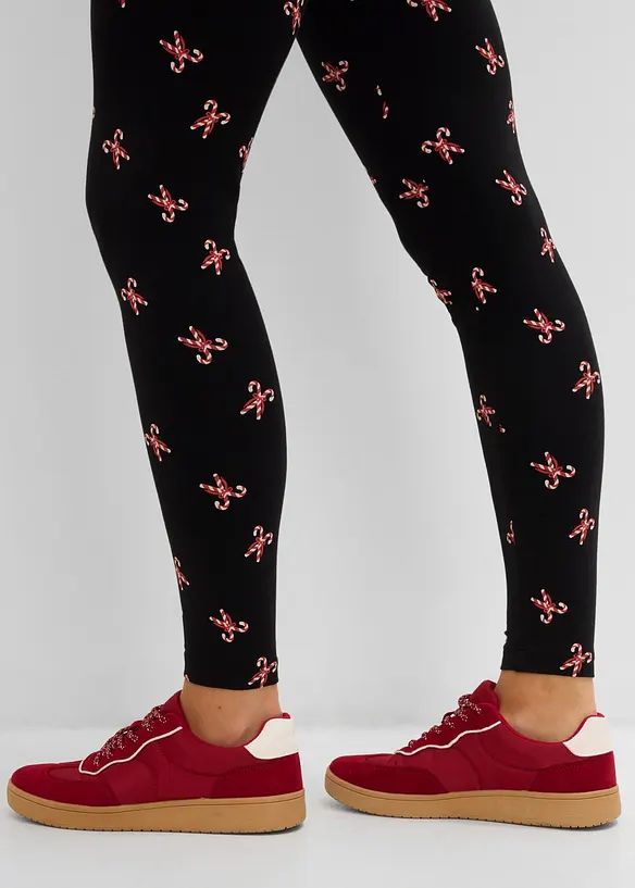 Leggings i bomullsmiks, bonprix