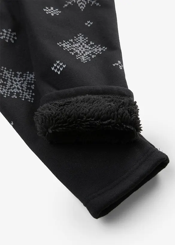 Varme leggings med pilef&ocirc;r, bonprix