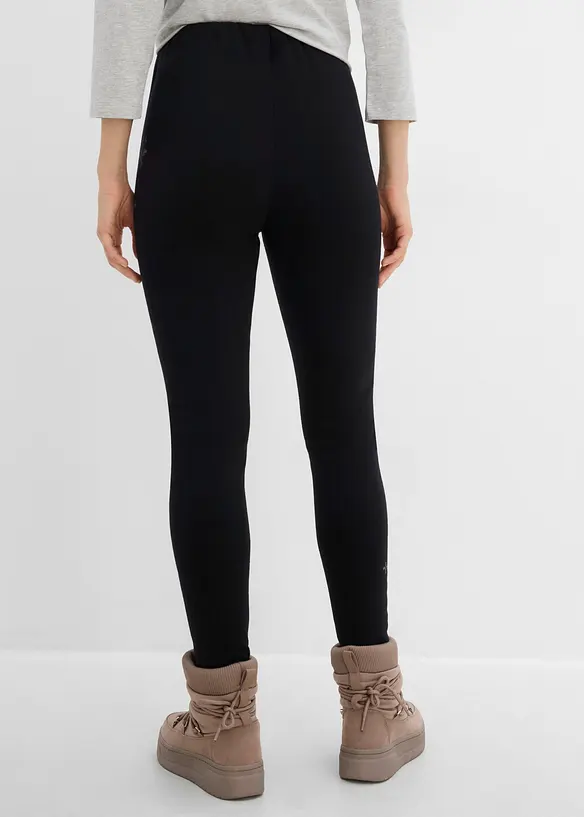 Varme leggings med pilef&ocirc;r, bonprix