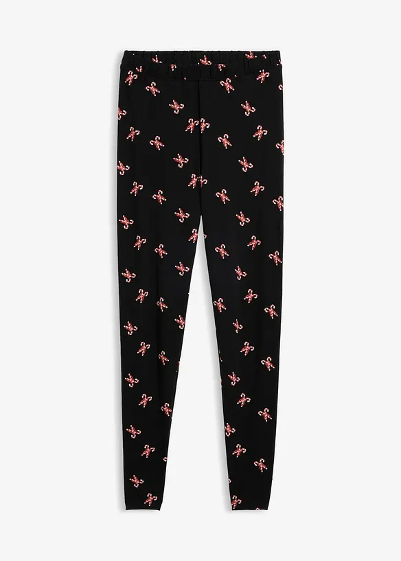 Leggings i bomullsmiks, bonprix