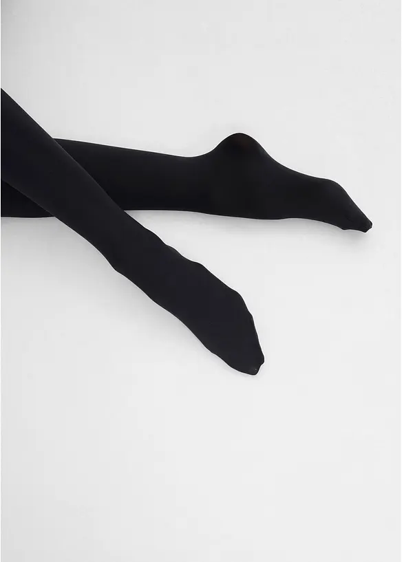 Ugjennomsiktig str&oslash;mpebukse 100 DEN (2-pack), bonprix