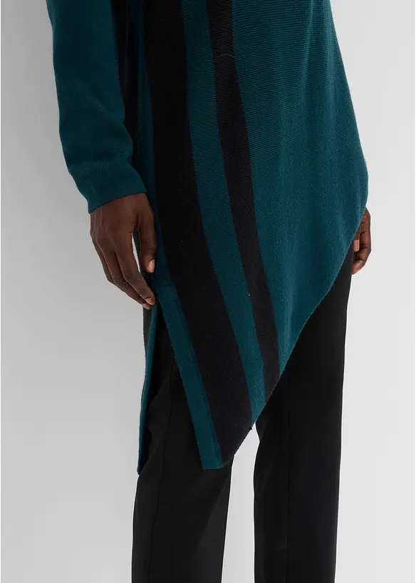 Lang genser med asymmetrisk fald, bonprix
