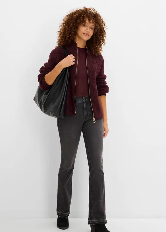 Bootcut jeans high waist, bonprix