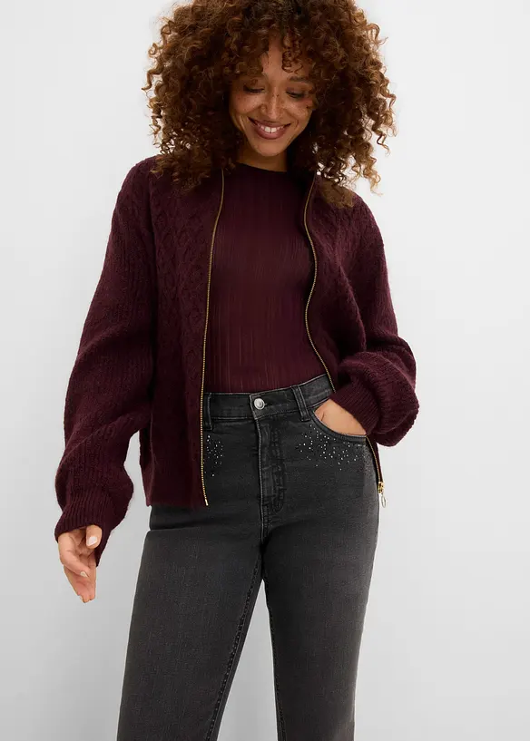Bootcut jeans high waist, bonprix