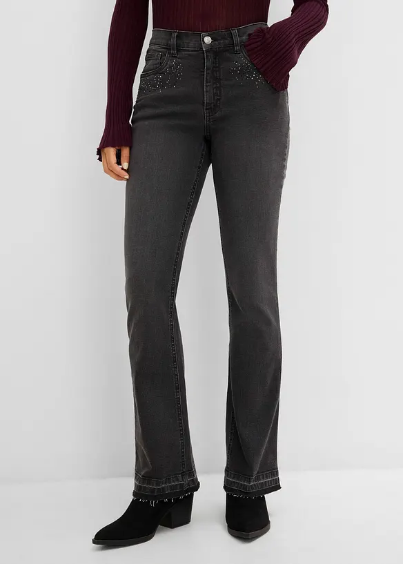 Bootcut jeans high waist, bonprix