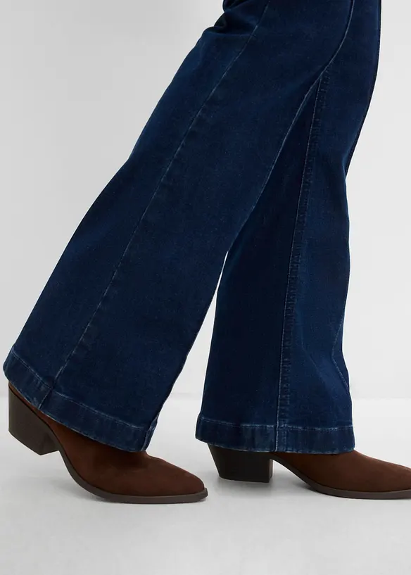 Bootcut jeans mid waist, bonprix
