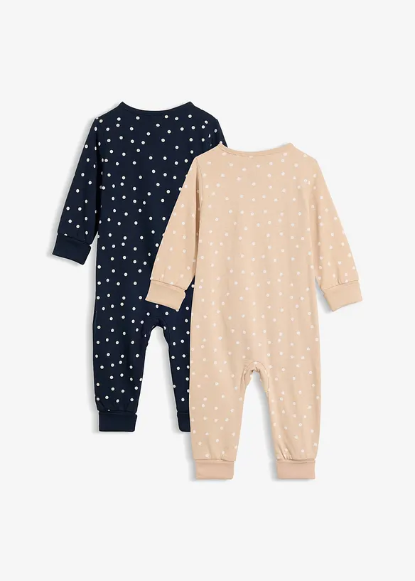 Sparkebukse i 100% &oslash;kologisk bomull (2-pack), bonprix