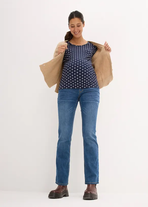 Mom jeans, Bootcut, f&aring;s i kort- og langst&oslash;rrelse, bonprix