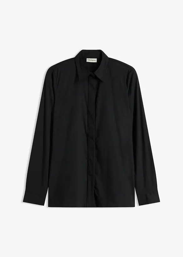 Lang stretchbluse, bonprix