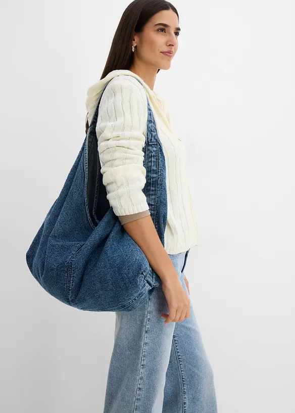 Kabelstrikket cardigan, bonprix