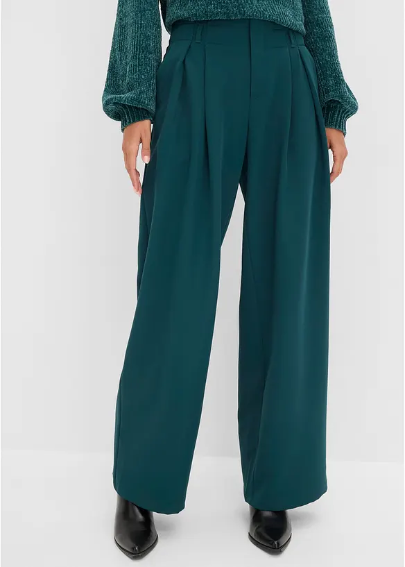 Bukse med legg og komfortlinning, bonprix