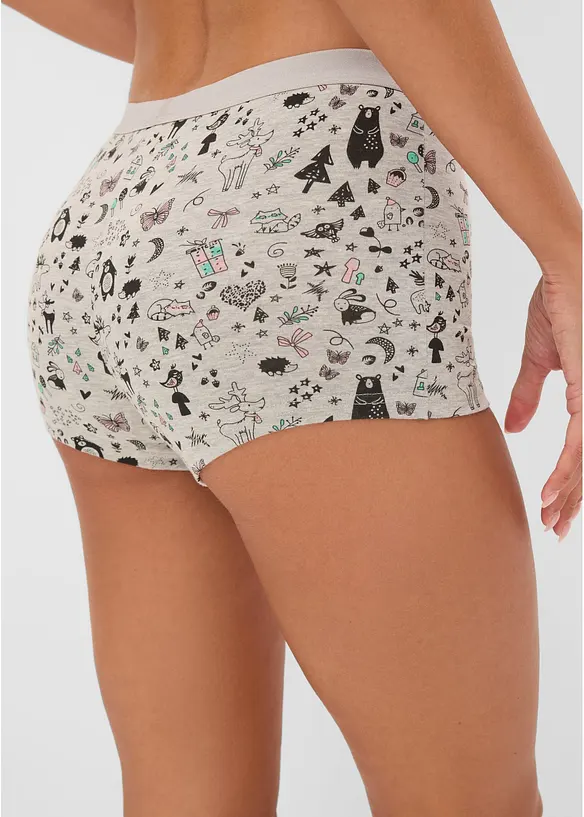 Boxer for dame (4-pack), bonprix