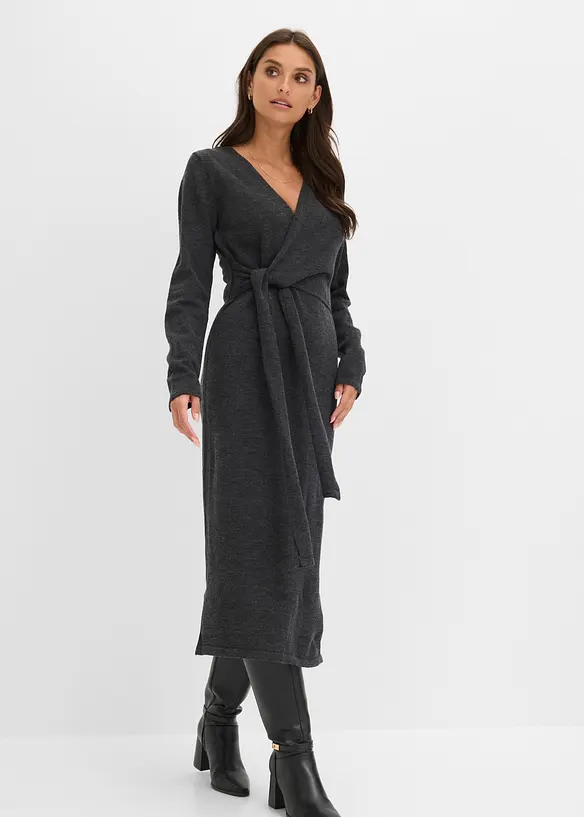 Strikket midikjole, bonprix