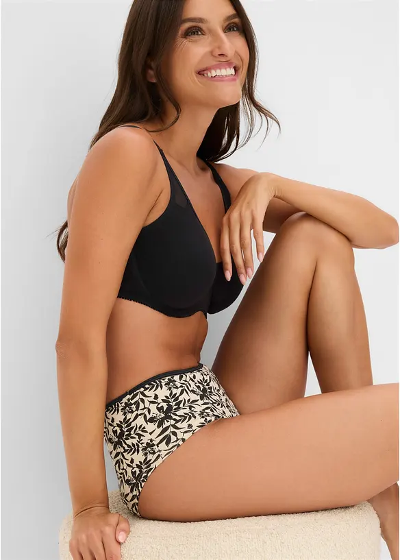Maxipanty med &oslash;kologisk bomull (4-pack), bonprix