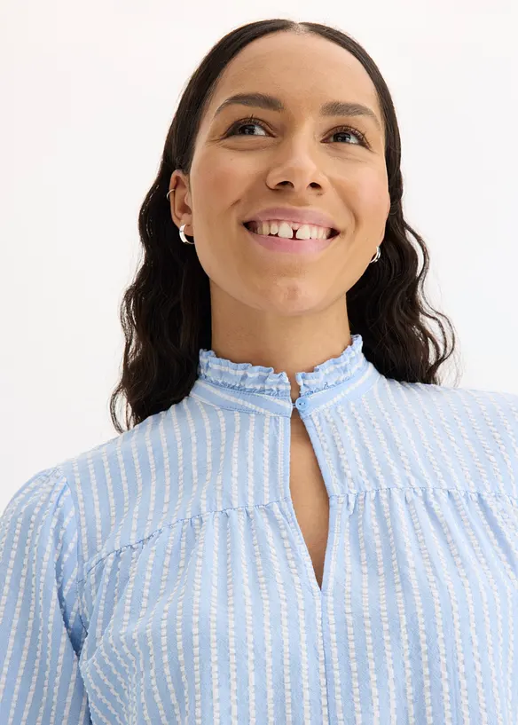 Bluse med stripem&oslash;nster, bonprix