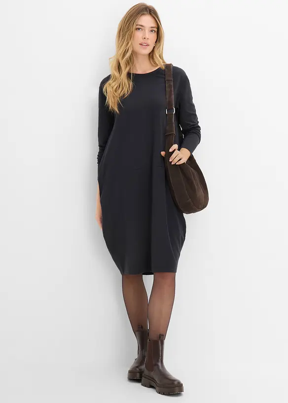 Jerseykjole i O-fasong, bonprix