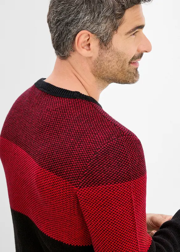 Finstrikket genser i regular fit, bonprix