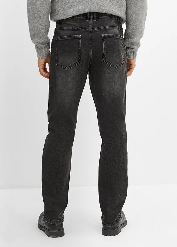 Regular fit jeans med stretch og komfortsnitt, straight, bonprix