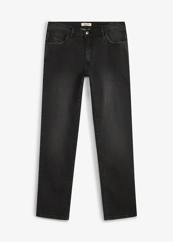Regular fit jeans med stretch og komfortsnitt, straight, bonprix