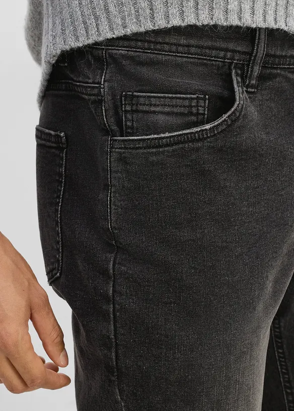 Regular fit jeans med stretch og komfortsnitt, straight, bonprix