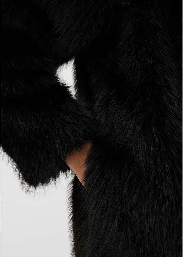 Oversized fuskepelsjakke, bonprix