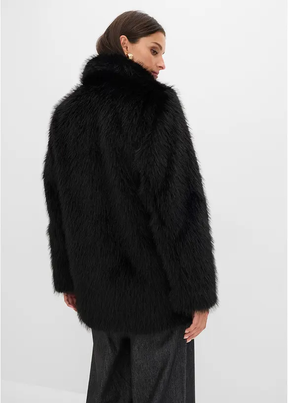 Oversized fuskepelsjakke, bonprix
