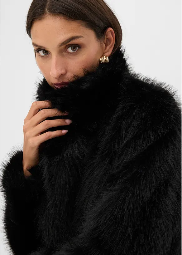 Oversized fuskepelsjakke, bonprix