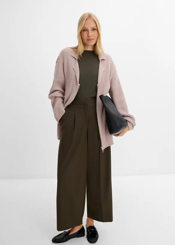 Cardigan i myk viskoseblanding, bonprix