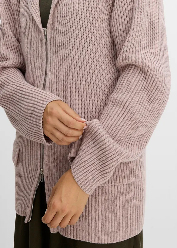 Cardigan i myk viskoseblanding, bonprix