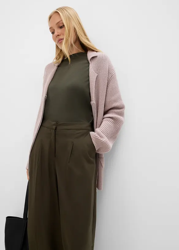 Cardigan i myk viskoseblanding, bonprix