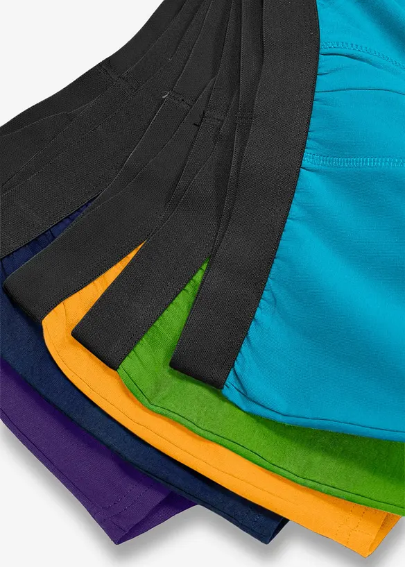 Bokserbriefs med myk, &oslash;kologisk bomull (5-pack), bonprix