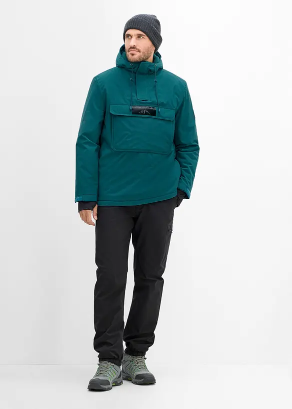 Vanntett funksjonsanorakk med fleecef&ocirc;r, bonprix