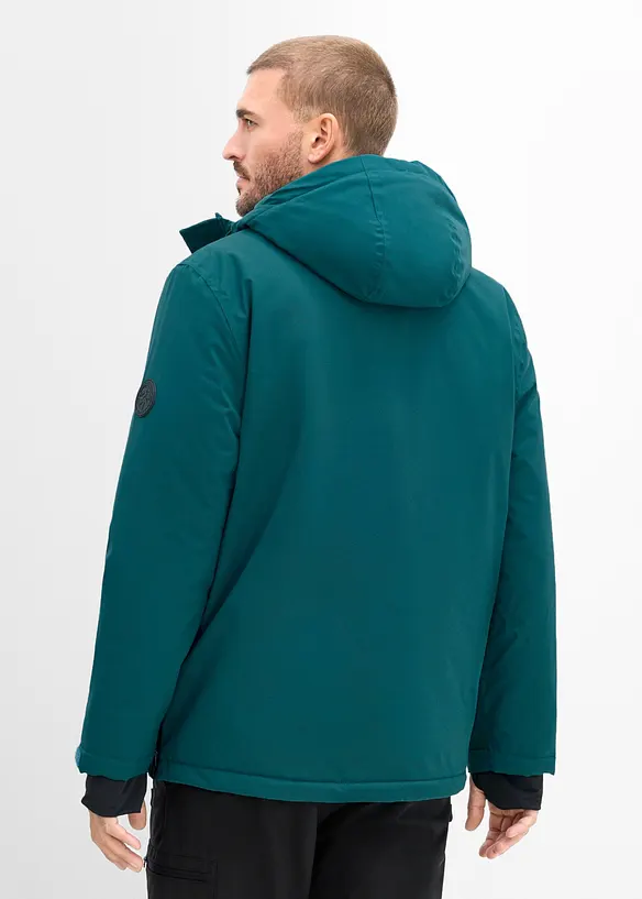 Vanntett funksjonsanorakk med fleecef&ocirc;r, bonprix