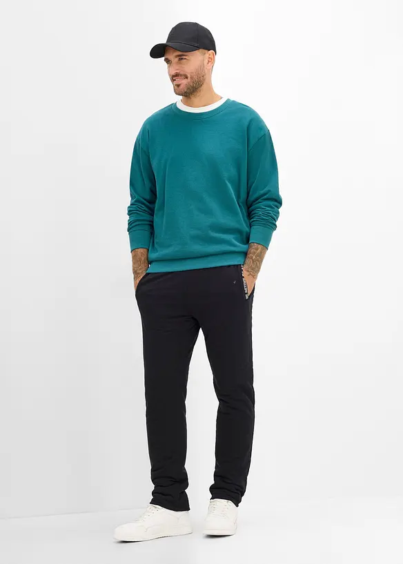 Varmende joggebukse med deilig myk fleece, bonprix