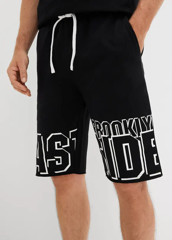 Sweat-bermudashorts i 100% &oslash;kologisk bomull, bonprix