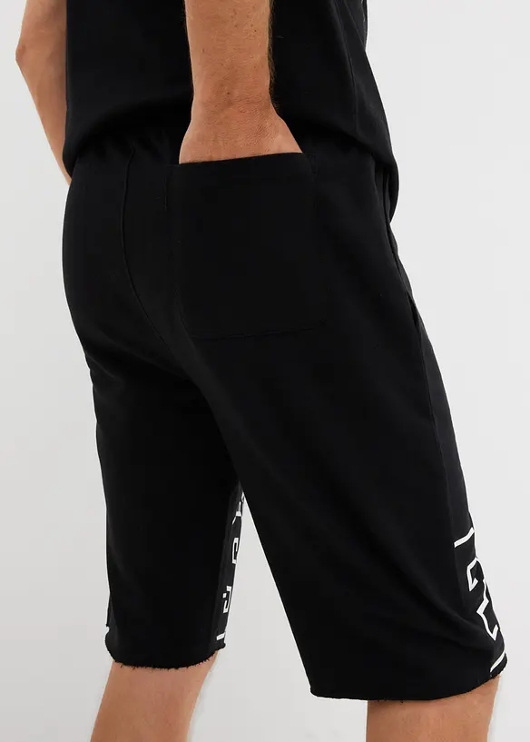Sweat-bermudashorts i 100% &oslash;kologisk bomull, bonprix
