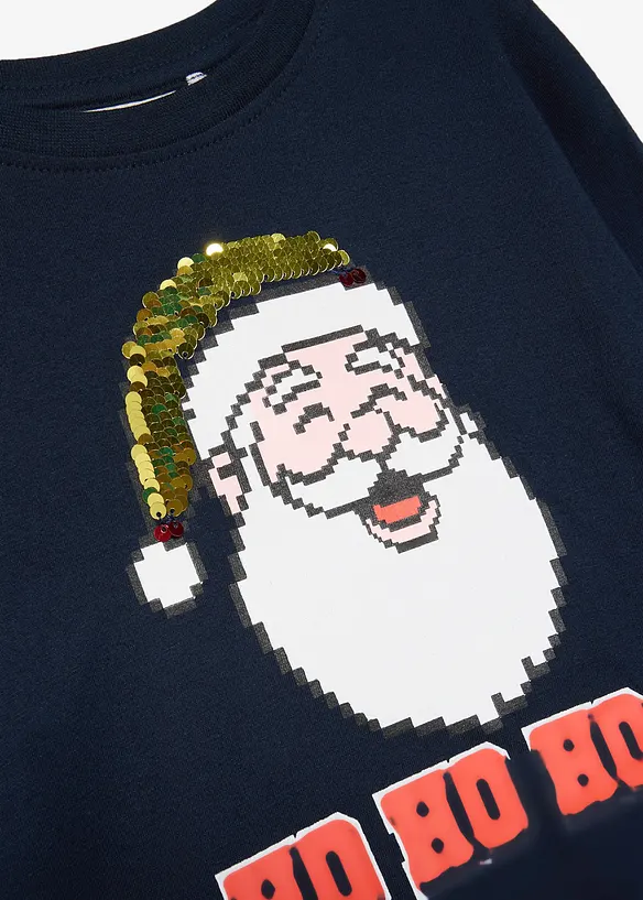 Juletopp med vendbare paljetter, bonprix