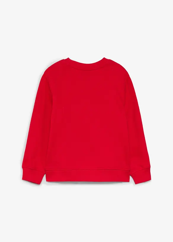 Julelig sweatshirt i &oslash;kologisk bomull, bonprix