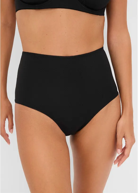Highwaist-truse i mikrofiber  (3-pack), bonprix