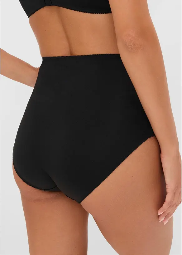 Highwaist-truse i mikrofiber  (3-pack), bonprix