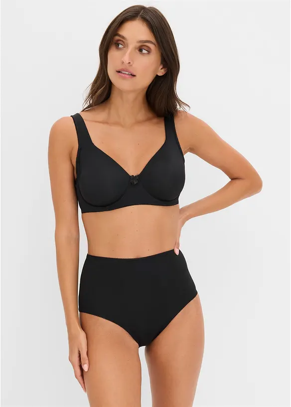 Highwaist-truse i mikrofiber  (3-pack), bonprix