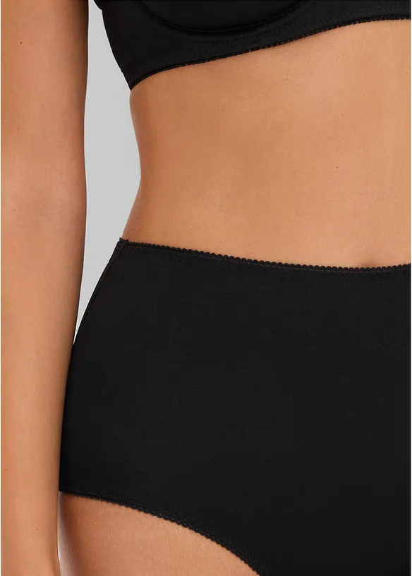 Highwaist-truse i mikrofiber  (3-pack), bonprix