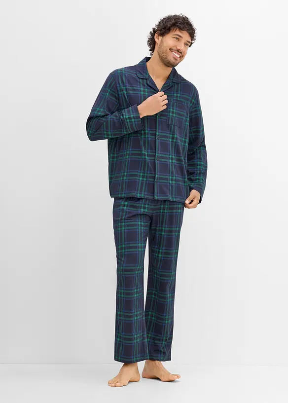 Myk pyjamas i flanell, bonprix