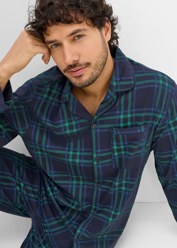 Myk pyjamas i flanell, bonprix