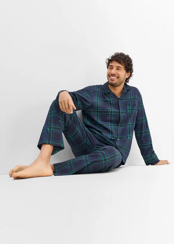 Myk pyjamas i flanell, bonprix