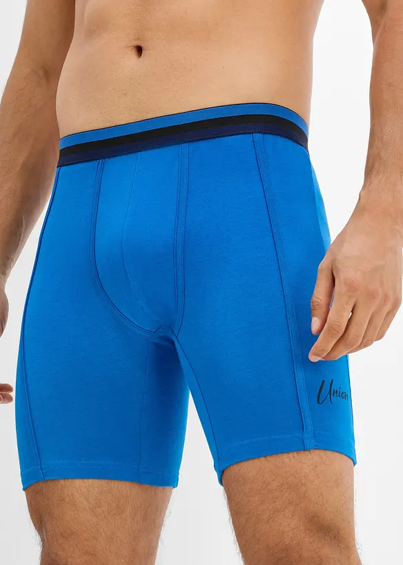 Bokserbriefs med lange ben og myk bomull (3-pack), bonprix