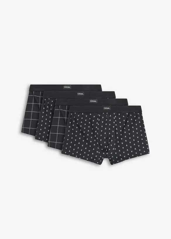 Bokserbriefs med myk bomull (4-pack), bonprix
