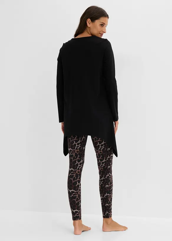 Pyjamas i myk bomull, bonprix